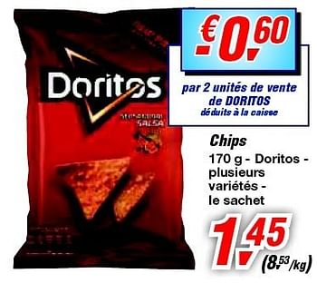 Promoties Chips - Doritos - Geldig van 19/06/2013 tot 29/06/2013 bij Makro
