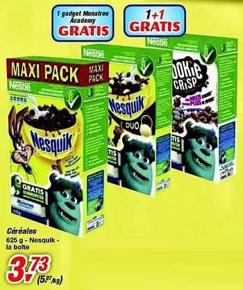 Promotions Céréales nesquik - Nestlé - Valide de 19/06/2013 à 29/06/2013 chez Makro