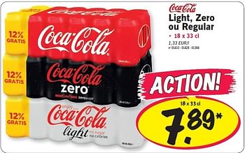 Promotions Light, zero ou regular - Coca Cola - Valide de 20/06/2013 à 26/06/2013 chez Lidl