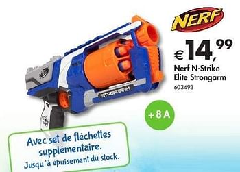 Promoties Nerf n-strike elite strongarm - Nerf - Geldig van 20/06/2013 tot 13/07/2013 bij Dreamland