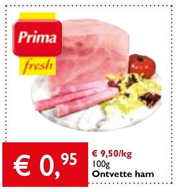 Promoties Ontvette ham - Huismerk - Prima - Geldig van 20/06/2013 tot 02/07/2013 bij Prima