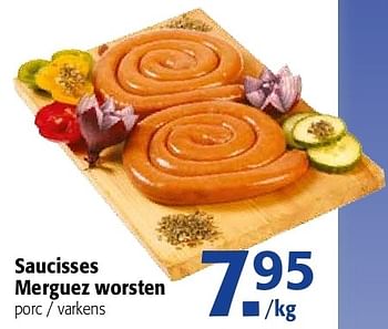 Promoties Saucisses merguez - Huismerk - Alvo - Geldig van 26/06/2013 tot 02/07/2013 bij Alvo