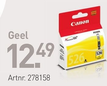 Promoties Geel - Canon - Geldig van 26/06/2013 tot 20/07/2013 bij Auva