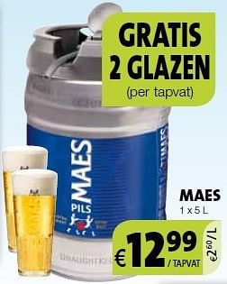 Promoties Maes pils - Maes - Geldig van 28/06/2013 tot 11/07/2013 bij BelBev