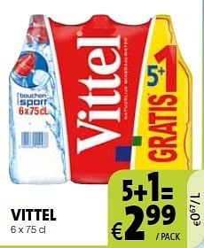 Promoties Vittel - Vittel - Geldig van 28/06/2013 tot 11/07/2013 bij BelBev