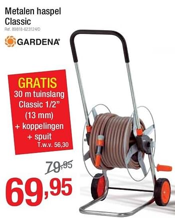 Promoties Metalen haspel classic - Gardena - Geldig van 01/07/2013 tot 27/07/2013 bij Group Meno