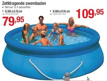 Promoties Zelfdragende zwembaden - Huismerk - Group Meno  - Geldig van 01/07/2013 tot 27/07/2013 bij Group Meno