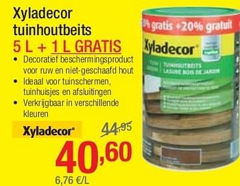 Promoties Xyladecor tuinhoutbeits - Xyladecor - Geldig van 01/07/2013 tot 27/07/2013 bij Group Meno