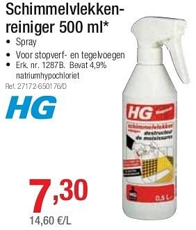 Promoties Schimmelvlekkenreiniger - HG - Geldig van 01/07/2013 tot 27/07/2013 bij Group Meno