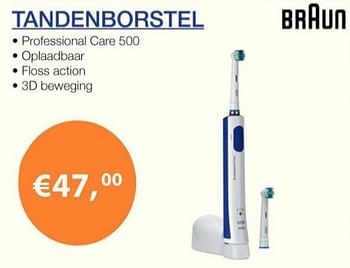 Promoties Braun tandenborstel - Braun - Geldig van 05/07/2013 tot 30/11/2013 bij Energy Markt