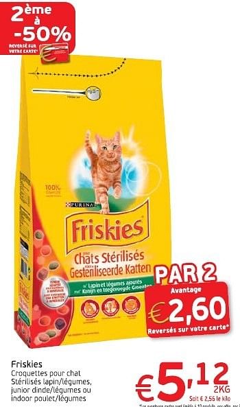 Promotion Intermarche Friskies Croquettes Pour Chat Friskies Animaux Accessoires Valide Jusqua 4 Promobutler