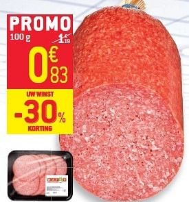 Promoties Salami - Huismerk - Match - Geldig van 17/07/2013 tot 23/07/2013 bij Match Food & More