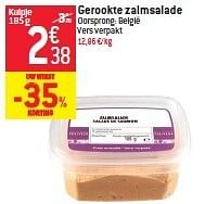 Promoties Gerookte zalmsalade - Huismerk - Match - Geldig van 17/07/2013 tot 23/07/2013 bij Match Food & More