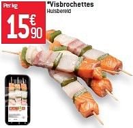 Promoties Visbrochettes - Huismerk - Match - Geldig van 17/07/2013 tot 23/07/2013 bij Match Food & More