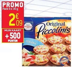 Promoties Piccolinis original wagner - Original Wagner - Geldig van 17/07/2013 tot 23/07/2013 bij Match Food & More