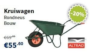 Promoties Kruiwagen rondneus bouw - Altrad - Geldig van 18/07/2013 tot 31/07/2013 bij Cevo Market