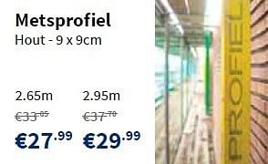 Promoties Metsprofiel 2.65m - Huismerk - Cevo - Geldig van 18/07/2013 tot 31/07/2013 bij Cevo Market