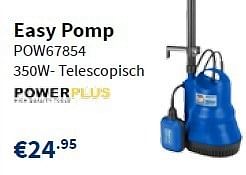 Promoties Powerplus easy pomp pow67854 - Powerplus - Geldig van 18/07/2013 tot 31/07/2013 bij Cevo Market