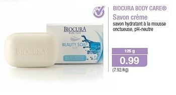 Promotions Biocura body care® savon crème - Biocura - Valide de 24/07/2013 à 30/07/2013 chez Aldi