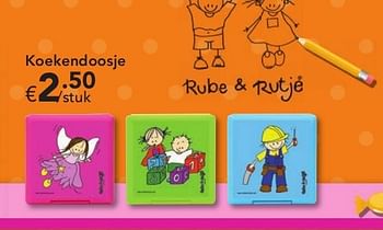 Promoties Koekendoosje - Rube & Rutje - Geldig van 10/08/2013 tot 08/09/2013 bij Euro Shop