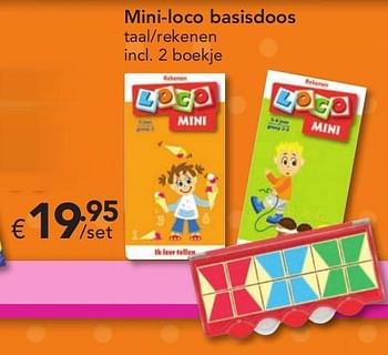 Promoties Mini-loco basisdoos - Loco - Geldig van 10/08/2013 tot 08/09/2013 bij Euro Shop