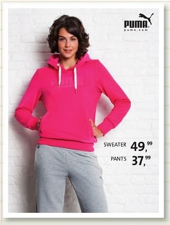 Promoties Sweater - Puma - Geldig van 14/08/2013 tot 30/09/2013 bij Primo