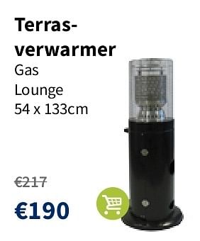 Promoties Terrasverwarmer gas - Huismerk - Cevo - Geldig van 15/08/2013 tot 26/08/2013 bij Cevo Market