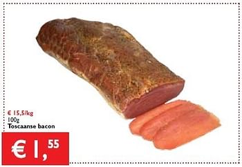 Promoties Toscaanse bacon - Huismerk - Prima - Geldig van 15/08/2013 tot 27/08/2013 bij Prima