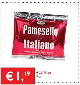 Promoties Pamesello italiano - Kraft - Geldig van 15/08/2013 tot 27/08/2013 bij Prima