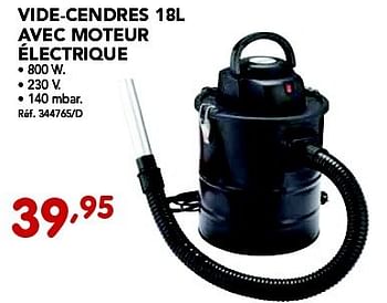 Promotions Vide-cendres 18l avec moteur électrique - Produit maison - Group Meno  - Valide de 26/08/2013 à 21/09/2013 chez Group Meno