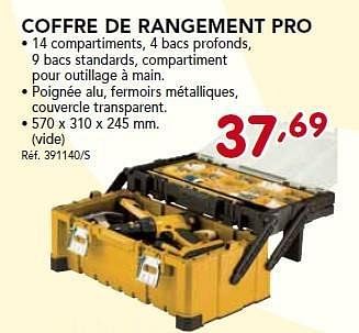 Promotions Coffre de rangement pro - Ironside - Valide de 26/08/2013 à 21/09/2013 chez Group Meno