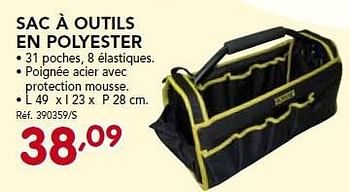 Promotions Sac à outils en polyester - Ironside - Valide de 26/08/2013 à 21/09/2013 chez Group Meno