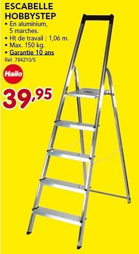 Promotions Escabelle hobbystep - Hailo - Valide de 26/08/2013 à 21/09/2013 chez Group Meno