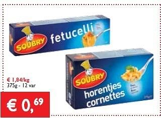 Promoties Soubry horentjes - Soubry - Geldig van 29/08/2013 tot 10/09/2013 bij Prima
