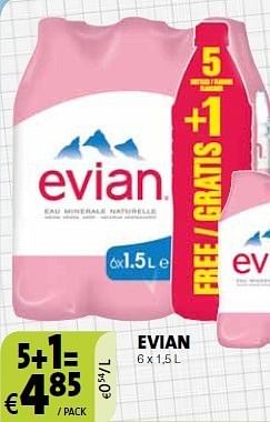 Promoties Evian - Evian - Geldig van 30/08/2013 tot 12/09/2013 bij BelBev