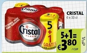 Promoties Cristal - Cristal - Geldig van 30/08/2013 tot 12/09/2013 bij BelBev