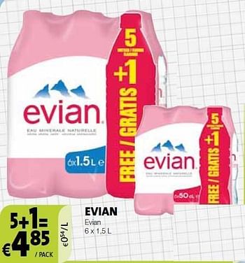Promotions Evian - Evian - Valide de 30/08/2013 à 12/09/2013 chez BelBev
