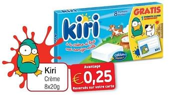 Promotions Kiri creme - KIRI - Valide de 01/09/2013 à 30/09/2013 chez Intermarche