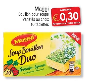 Promotions Maggi bouillon pour soupe - MAGGI - Valide de 01/09/2013 à 30/09/2013 chez Intermarche