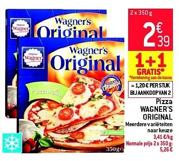 Promoties Pizza wagner`s original - Original Wagner - Geldig van 04/09/2013 tot 10/09/2013 bij Match Food & More
