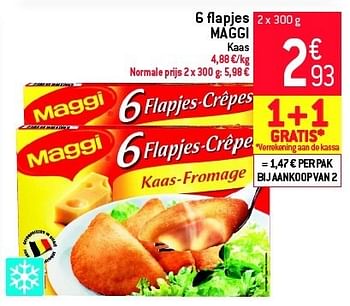 Promoties 6 flapjes maggi - MAGGI - Geldig van 04/09/2013 tot 10/09/2013 bij Match Food & More