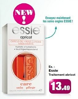 Promotions Essie traitement abricot - Essie - Valide de 04/09/2013 à 01/10/2013 chez DI