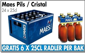 Promoties Maes pils - cristal - Maes - Geldig van 06/09/2013 tot 19/09/2013 bij Cobeli