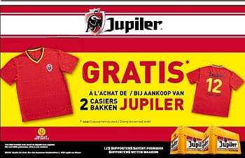 Promoties 2 casiers jupiler - Huismerk - Cobeli - Geldig van 06/09/2013 tot 19/09/2013 bij Cobeli