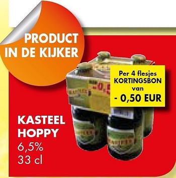 Promoties Kasteel hoppy - Kasteelbier - Geldig van 06/09/2013 tot 19/09/2013 bij Cobeli