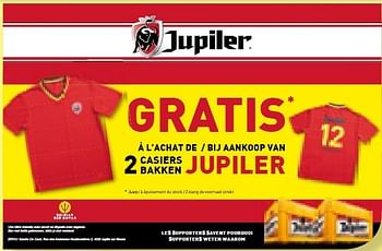 Promoties 2 casiers jupiler - Huismerk - Cobeli - Geldig van 06/09/2013 tot 19/09/2013 bij Cobeli