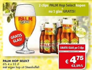 Promoties Palm hop select - Palm - Geldig van 06/09/2013 tot 19/09/2013 bij Cobeli