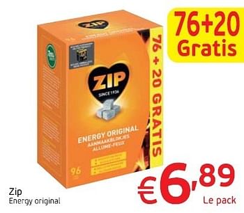 Promotions Zip energy original - Zip - Valide de 10/09/2013 à 15/09/2013 chez Intermarche