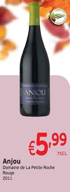Promotions Anjou - Vins rouges - Valide de 10/09/2013 à 29/09/2013 chez Intermarche