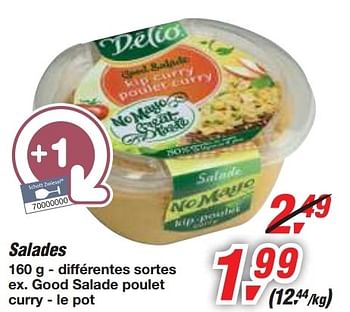 Promotions Salades - Delio - Valide de 11/09/2013 à 24/09/2013 chez Makro